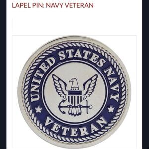 Vanguard Lapel Pin Navy Veteran